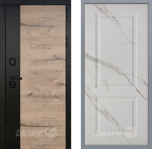 Дверь Заводские двери Ларте Доррен Мрамор белый в Рузе