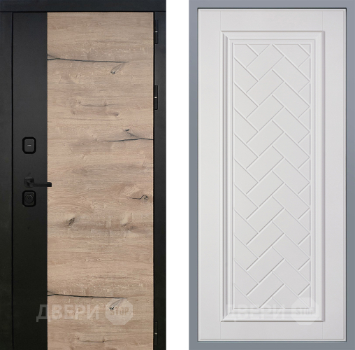 Дверь Заводские двери Ларте Упра Белый софт в Рузе