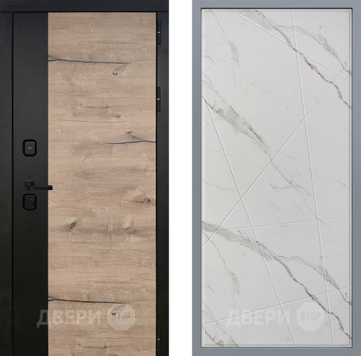 Дверь Заводские двери Ларте Флитта Мрамор белый в Рузе