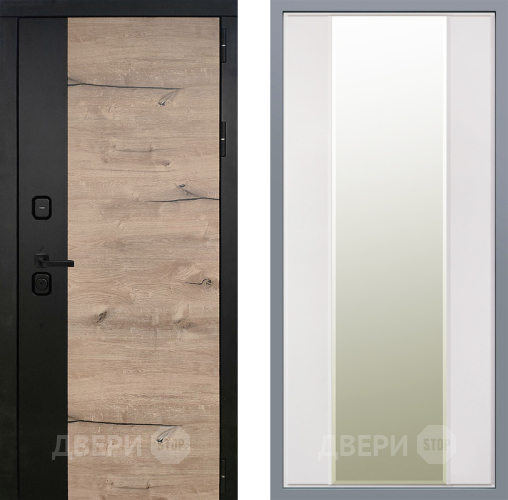 Дверь Заводские двери Ларте Зеркало Макси Белый матовый в Рузе