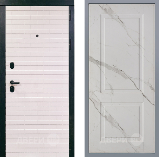 Дверь Заводские двери Сохо Доррен Мрамор белый в Рузе