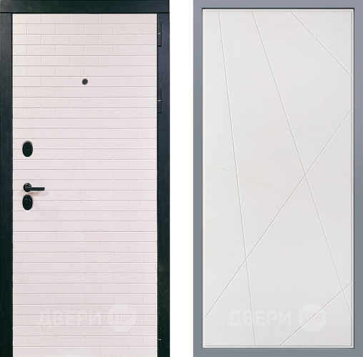 Дверь Заводские двери Сохо Флитта Белый софт в Рузе