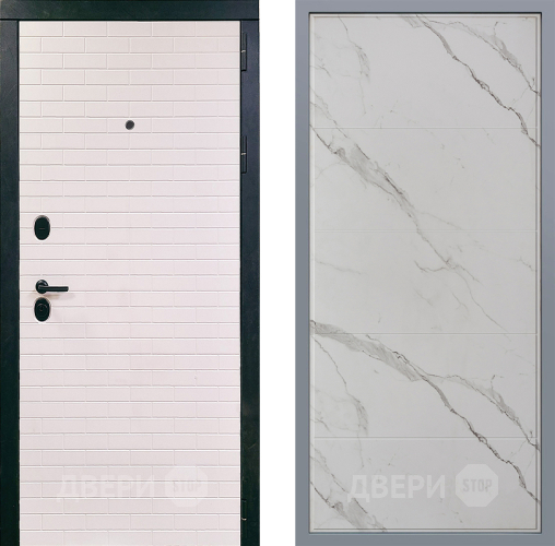 Дверь Заводские двери Сохо Тривия Мрамор белый в Рузе