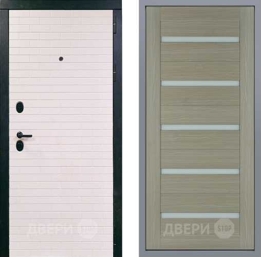 Дверь Заводские двери Сохо СБ-1 Капучино в Рузе