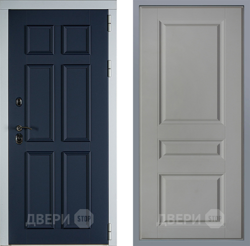 Дверь Заводские двери Стокгольм Стокгольм Грей софт в Рузе