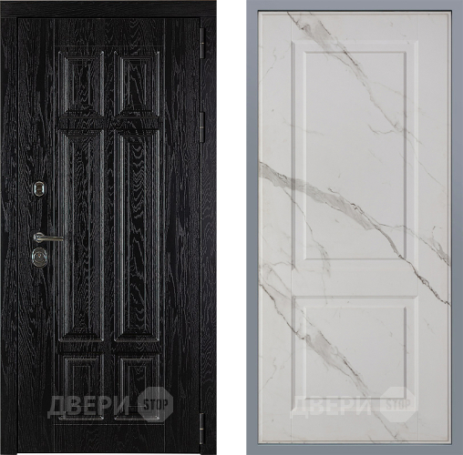 Дверь Заводские двери Мюнхен Доррен Мрамор белый в Рузе