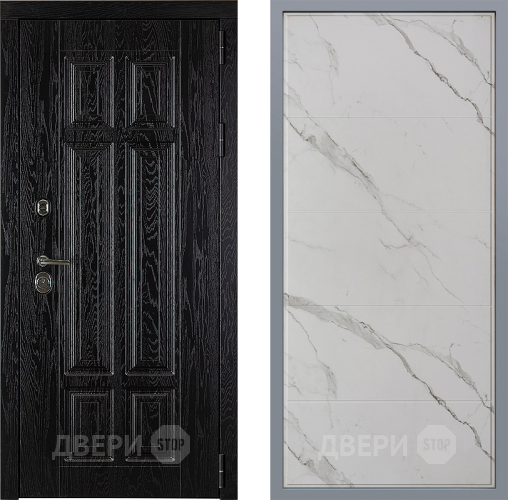 Дверь Заводские двери Мюнхен Тривия Мрамор белый в Рузе