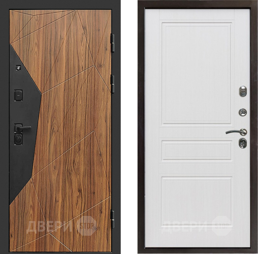 Входная металлическая Дверь Престиж Avangard Классика Белое дерево в Рузе