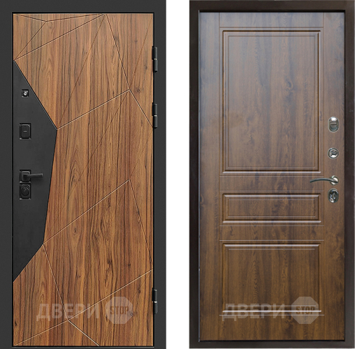 Входная металлическая Дверь Престиж Avangard Классика Дуб в Рузе
