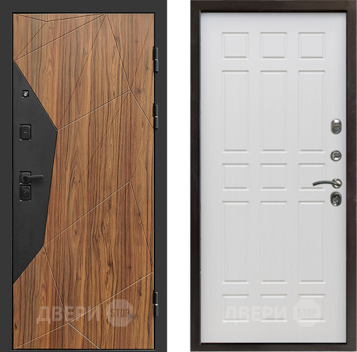 Входная металлическая Дверь Престиж Avangard Спарта Лиственница белая в Рузе