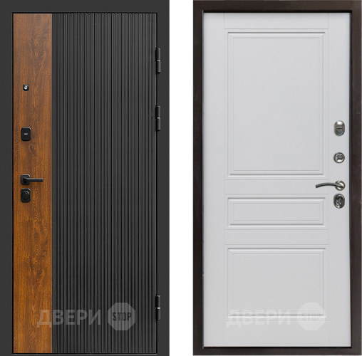 Входная металлическая Дверь Престиж Prestizh Классика Белый матовый в Рузе