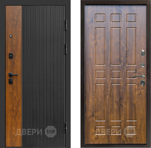Входная металлическая Дверь Престиж Prestizh Спарта Дуб в Рузе
