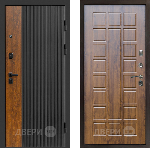 Входная металлическая Дверь Престиж Prestizh Престиж Дуб в Рузе