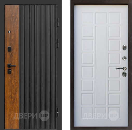 Входная металлическая Дверь Престиж Prestizh Престиж Белое дерево в Рузе