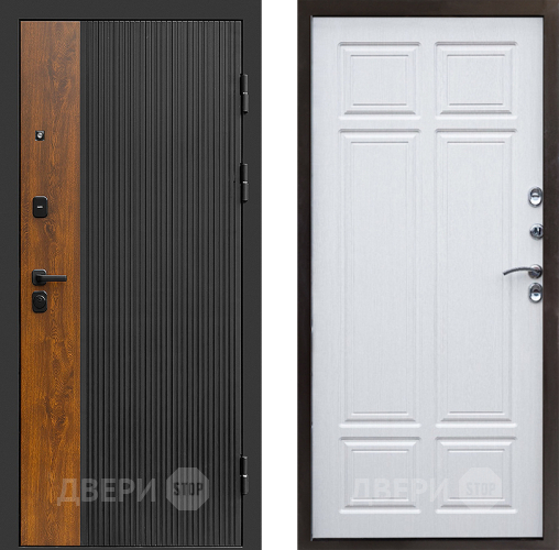 Входная металлическая Дверь Престиж Prestizh Премиум Лиственница белая в Рузе