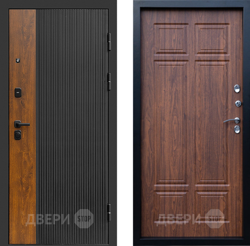 Входная металлическая Дверь Престиж Prestizh Премиум Орех темный в Рузе