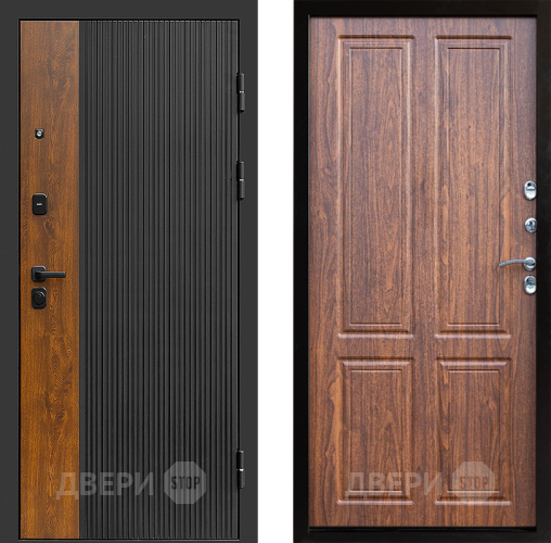 Входная металлическая Дверь Престиж Prestizh Премиум Орех светлый в Рузе