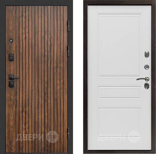 Входная металлическая Дверь Престиж Tvist Классика Лиственница белая в Рузе