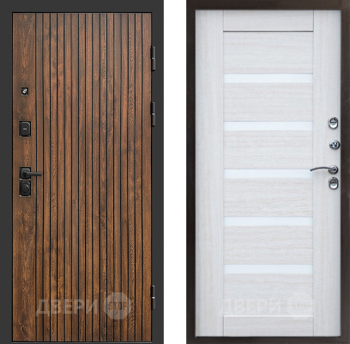 Входная металлическая Дверь Престиж Tvist Царга Лиственница белая в Рузе