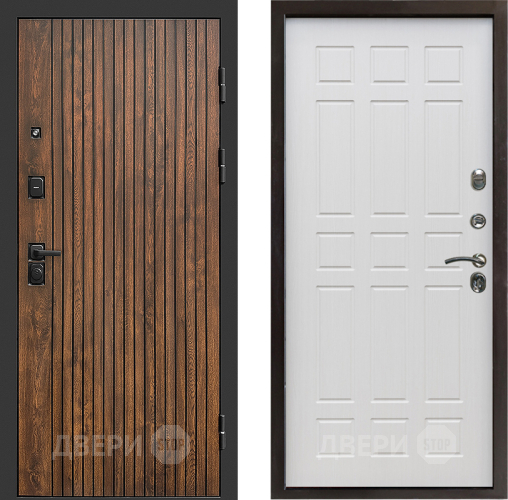 Входная металлическая Дверь Престиж Tvist Спарта Лиственница белая в Рузе