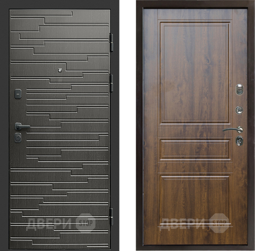 Входная металлическая Дверь Престиж Rivera Классика Дуб в Рузе