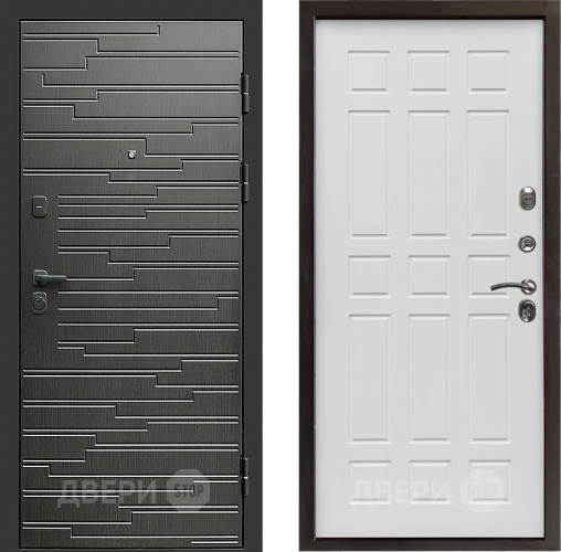 Входная металлическая Дверь Престиж Rivera Спарта Белое дерево в Рузе