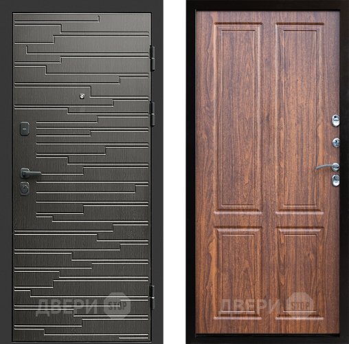 Входная металлическая Дверь Престиж Rivera Премиум Орех светлый в Рузе