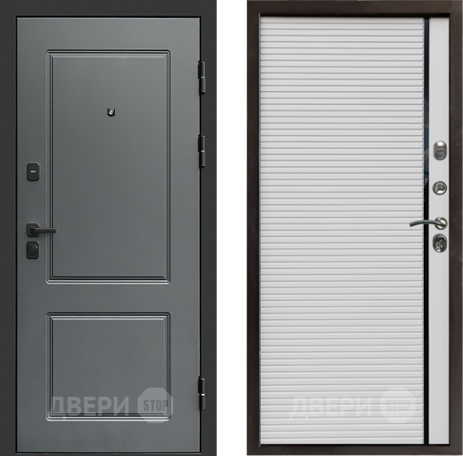 Входная металлическая Дверь Престиж Verona Porte Белый в Рузе