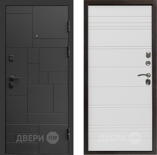 Дверь Престиж Kvadro Line Белый в Рузе