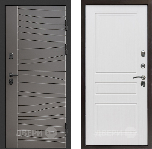 Входная металлическая Дверь Престиж Siciliya Классика Белое дерево в Рузе