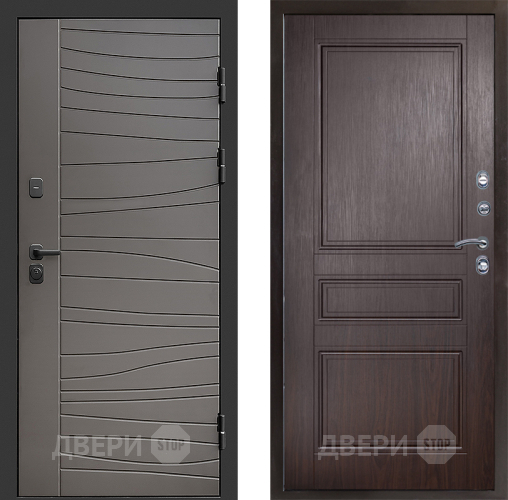 Входная металлическая Дверь Престиж Siciliya Классика Венге в Рузе