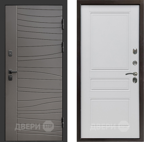 Входная металлическая Дверь Престиж Siciliya Классика Белый матовый в Рузе