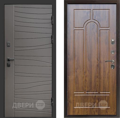 Входная металлическая Дверь Престиж Siciliya Арка Дуб в Рузе