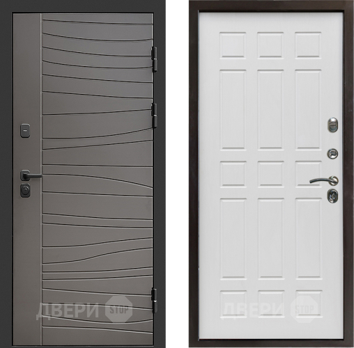 Входная металлическая Дверь Престиж Siciliya Спарта Белое дерево в Рузе