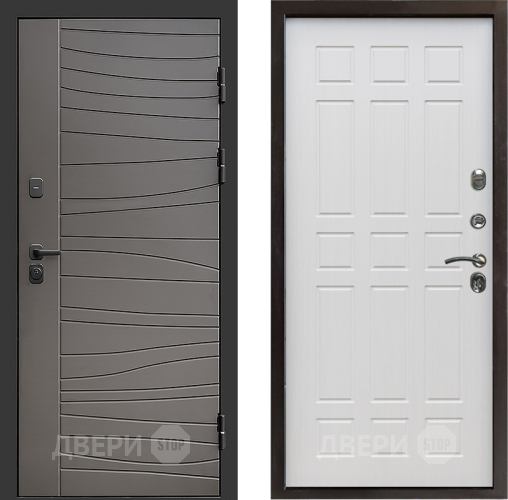 Входная металлическая Дверь Престиж Siciliya Спарта Лиственница белая в Рузе