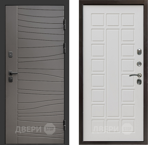 Входная металлическая Дверь Престиж Siciliya Престиж Бежевый мат в Рузе