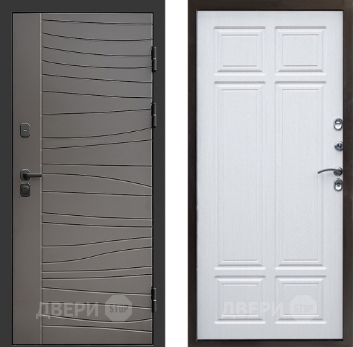 Входная металлическая Дверь Престиж Siciliya Премиум Лиственница белая в Рузе