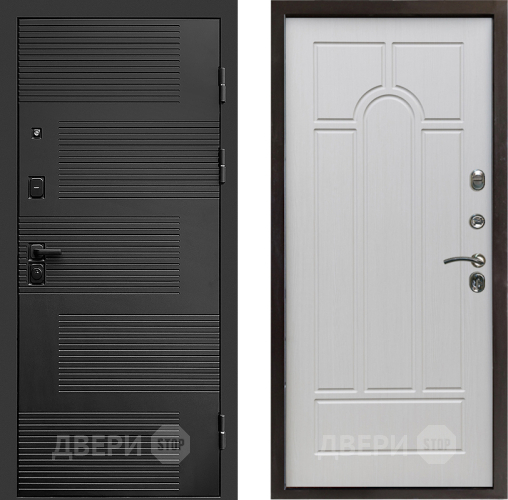 Входная металлическая Дверь Престиж Favorit Арка Лиственница белая в Рузе