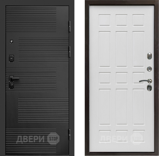 Входная металлическая Дверь Престиж Favorit Спарта Белое дерево в Рузе