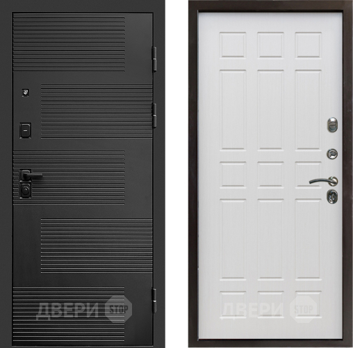 Входная металлическая Дверь Престиж Favorit Спарта Лиственница белая в Рузе