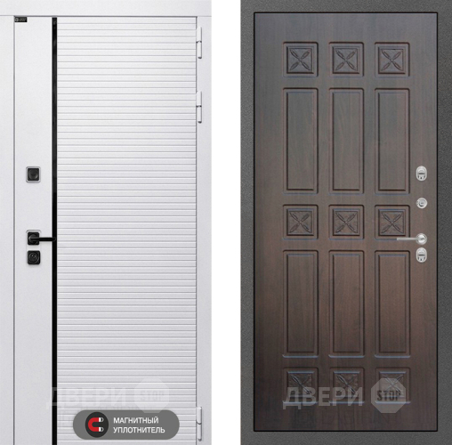 Входная металлическая Дверь Лабиринт (LABIRINT) Royal 16 VINORIT Алмон 28 в Рузе