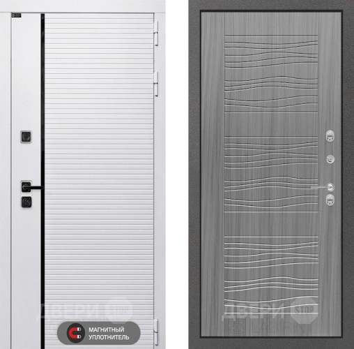 Входная металлическая Дверь Лабиринт (LABIRINT) Royal 06 Сандал грей в Рузе