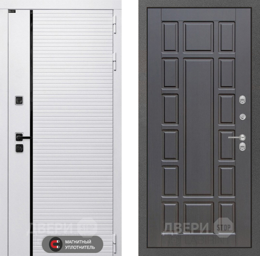 Входная металлическая Дверь Лабиринт (LABIRINT) Royal 12 Венге в Рузе