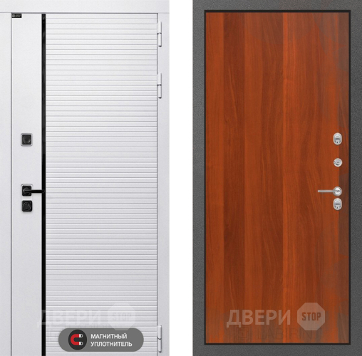 Входная металлическая Дверь Лабиринт (LABIRINT) Royal 05 Итальянский орех в Рузе