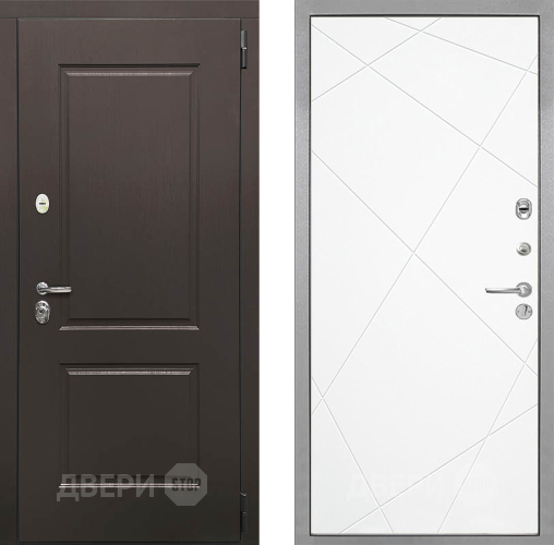 Входная металлическая Дверь Интекрон (INTECRON) Кампо Лучи-М Софт милк в Рузе