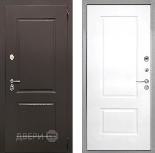 Входная металлическая Дверь Интекрон (INTECRON) Кампо Альба Роял Вуд белый в Рузе