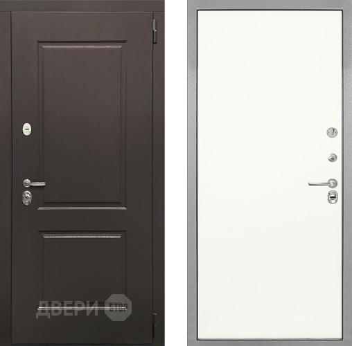 Входная металлическая Дверь Интекрон (INTECRON) Кампо Гладкая Слоновая кость в Рузе