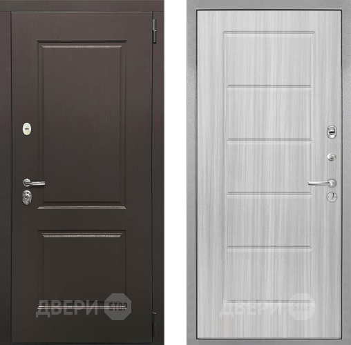 Входная металлическая Дверь Интекрон (INTECRON) Кампо ФЛ-39 Сандал белый в Рузе