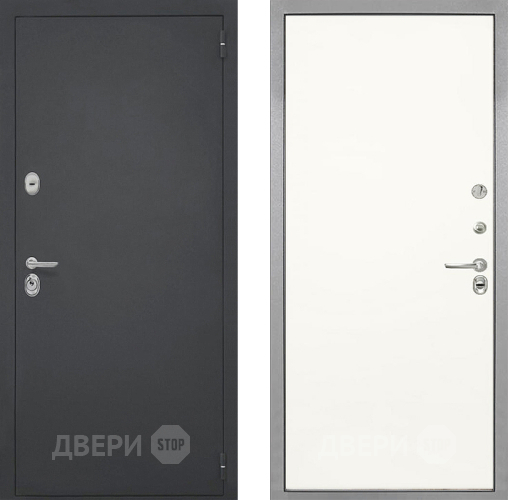 Входная металлическая Дверь Интекрон (INTECRON) Гектор Гладкая Слоновая кость в Рузе