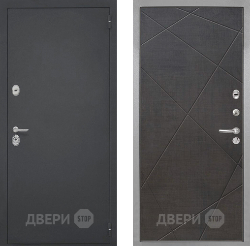 Входная металлическая Дверь Интекрон (INTECRON) Гектор Лучи-М Венге распил кофе в Рузе